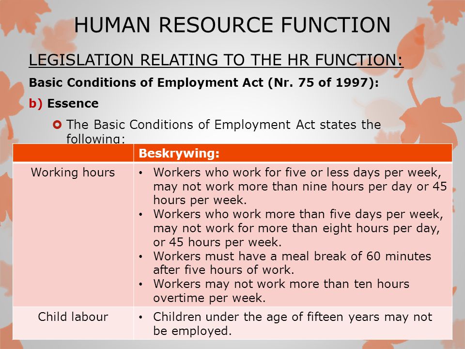 Six Main Functions of a Human Resource Department